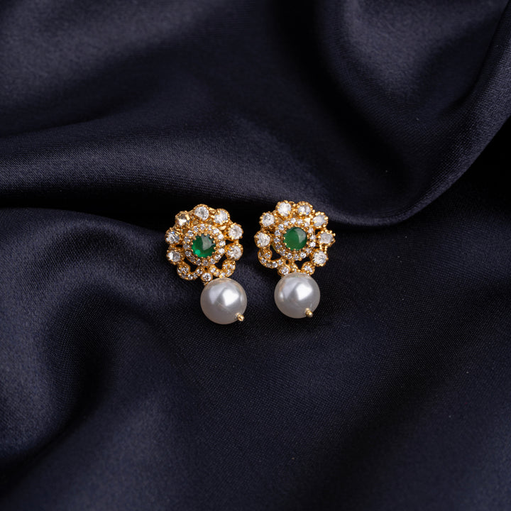 Emerald Bloom Studs