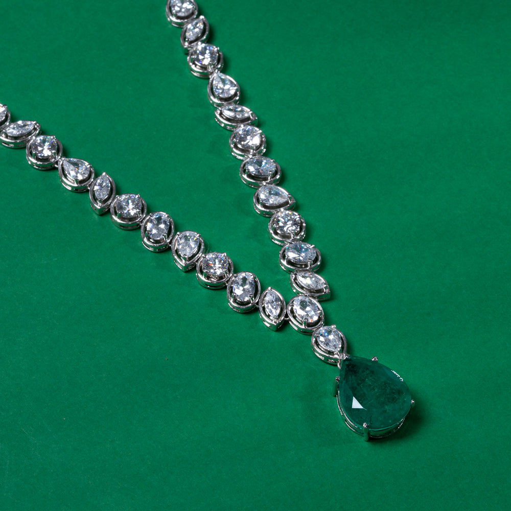 Ruhani Tear Necklace Set