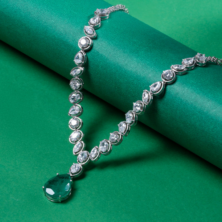 Ruhani Tear Necklace Set