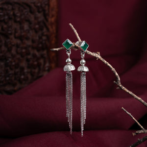 Damyanti Oxidised Danglers