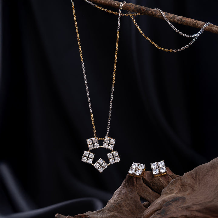 Quadra Gleam Pendant Set
