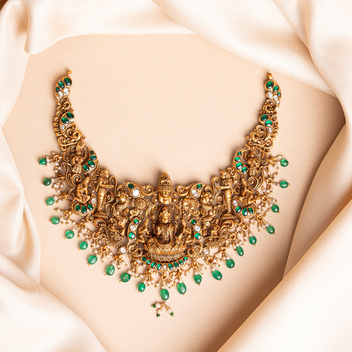 Shridevi-Vishnu Short Necklace