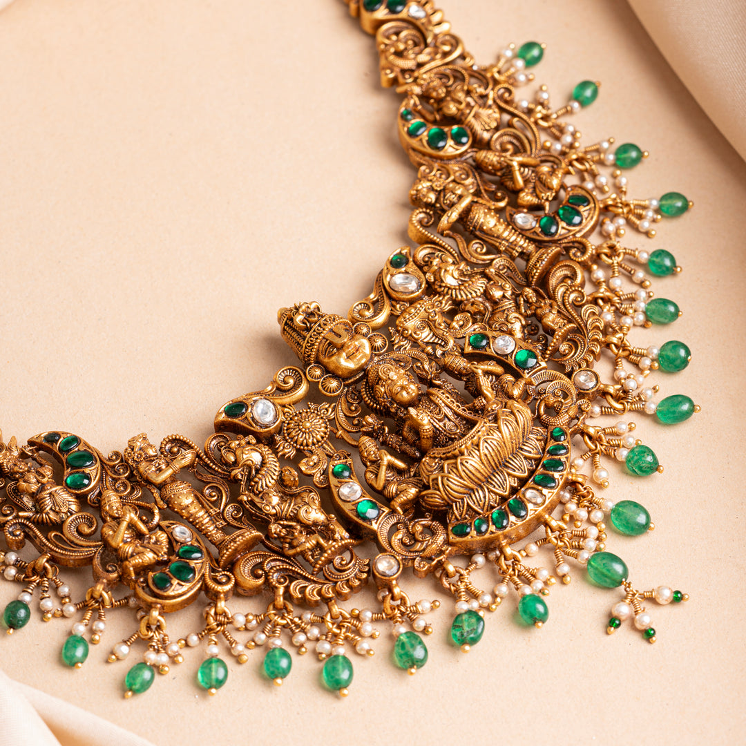 Shridevi-Vishnu Short Necklace