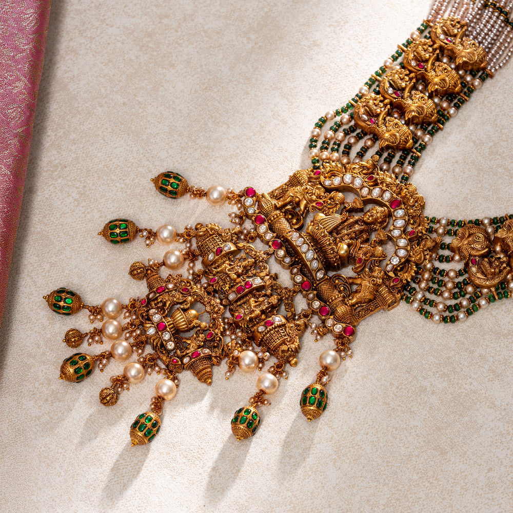 Trideva Alankara Long Necklace