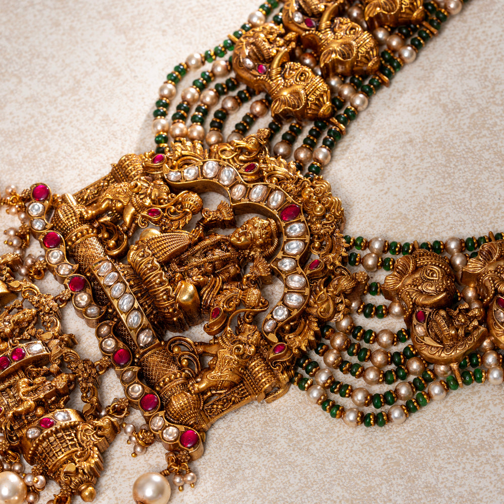 Trideva Alankara Long Necklace