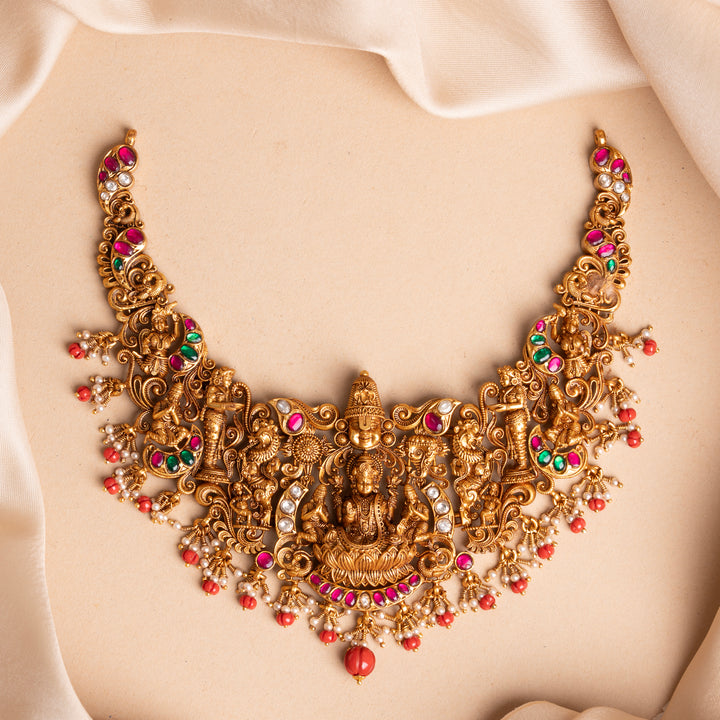Shridevi-Vishnu Short Necklace