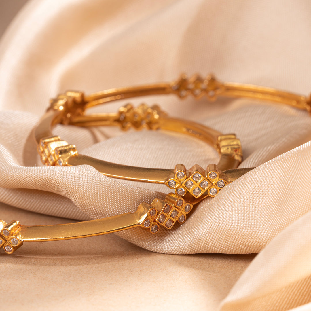 Glow Grid Bangles
