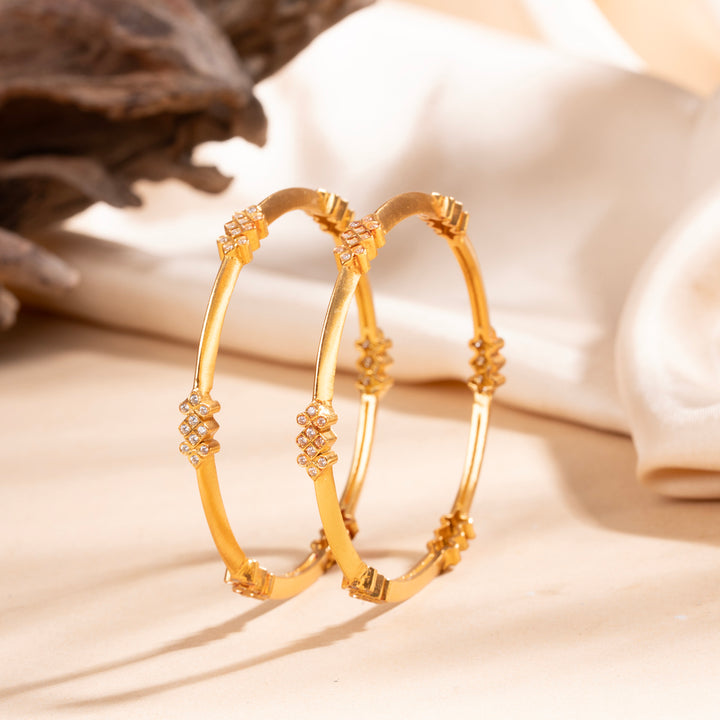 Glow Grid Bangles