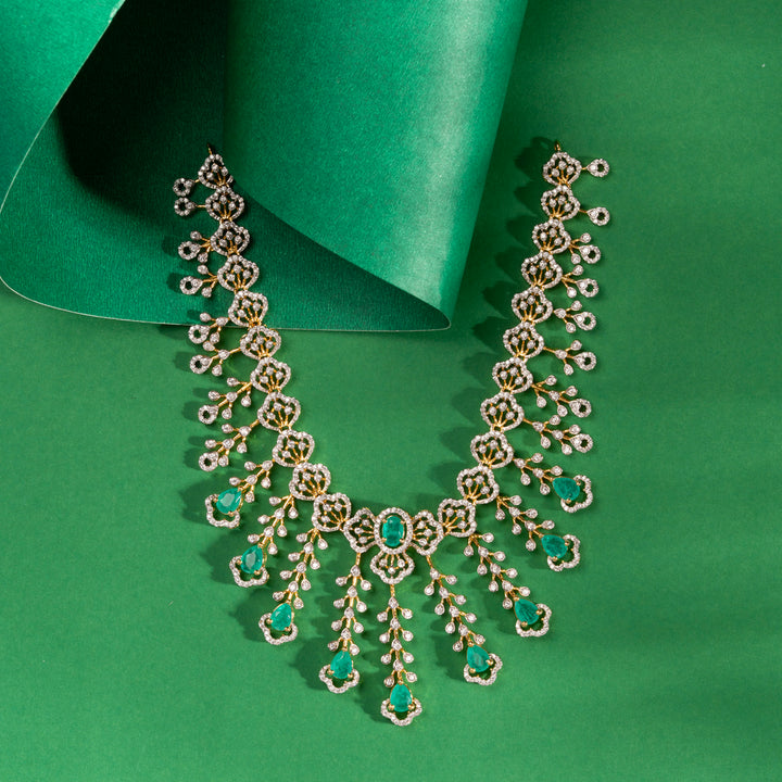 Duo Gleam Petals Necklace Set