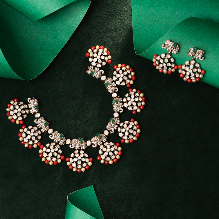 Gajpushpa Necklace Set