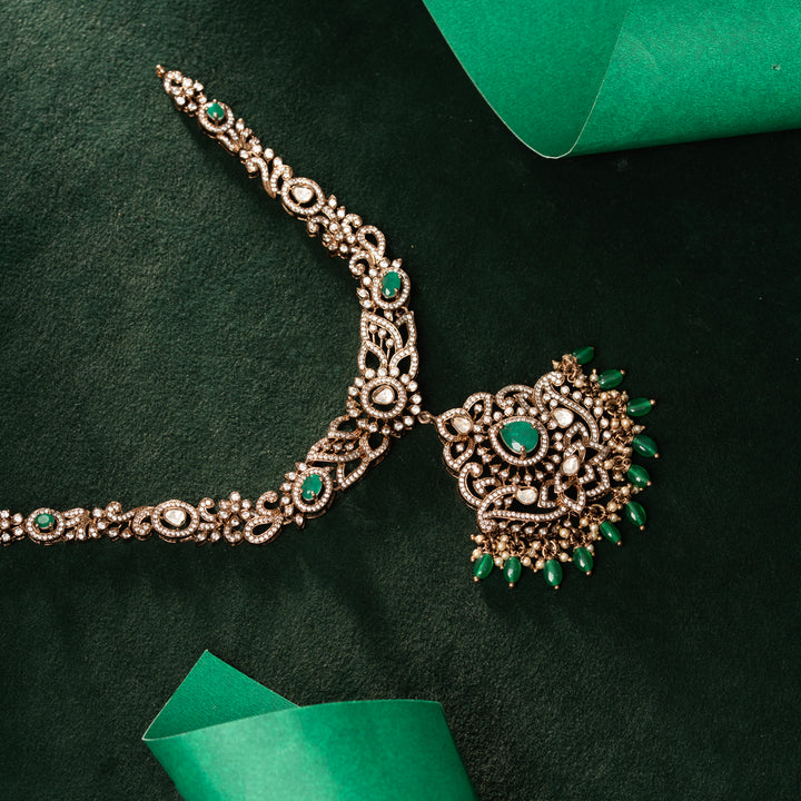 The Emerald Regalia Necklace Set