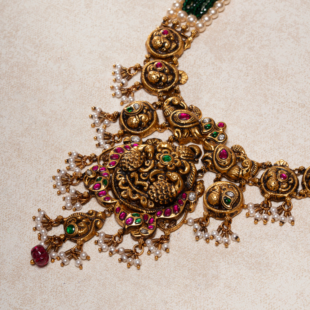 Vishalakshi Short Necklace