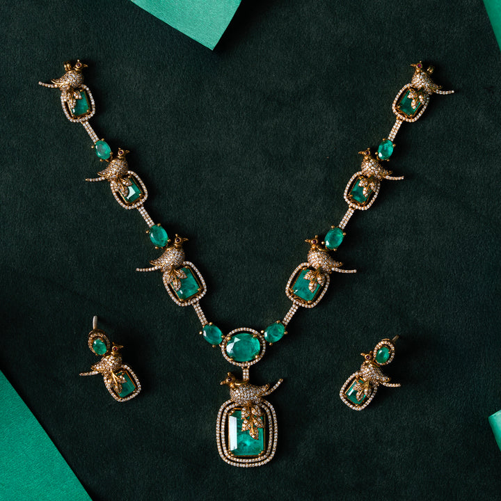 Bird of Paradise Necklace Set