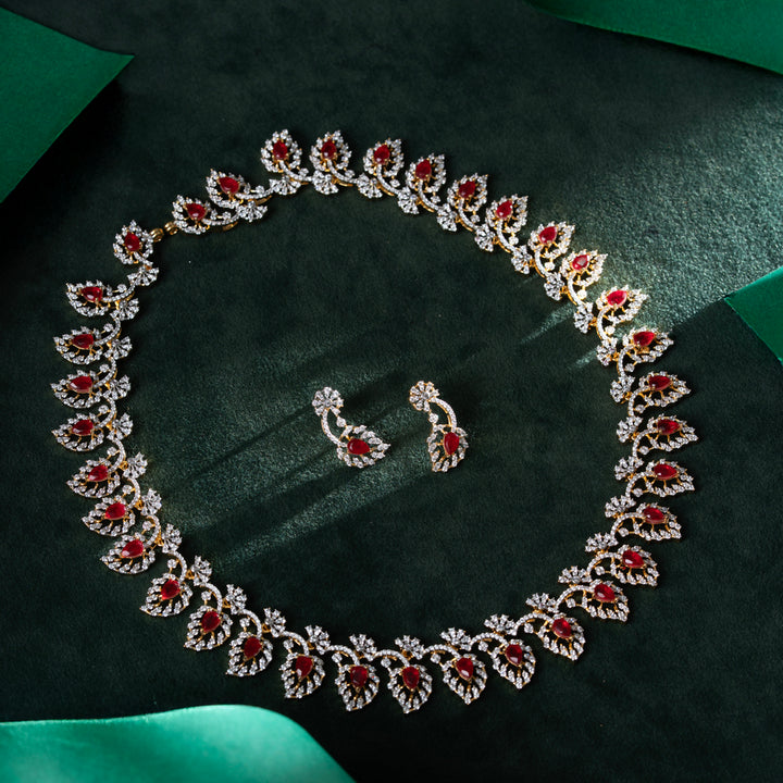 Noor-e-Gulabi Necklace Set