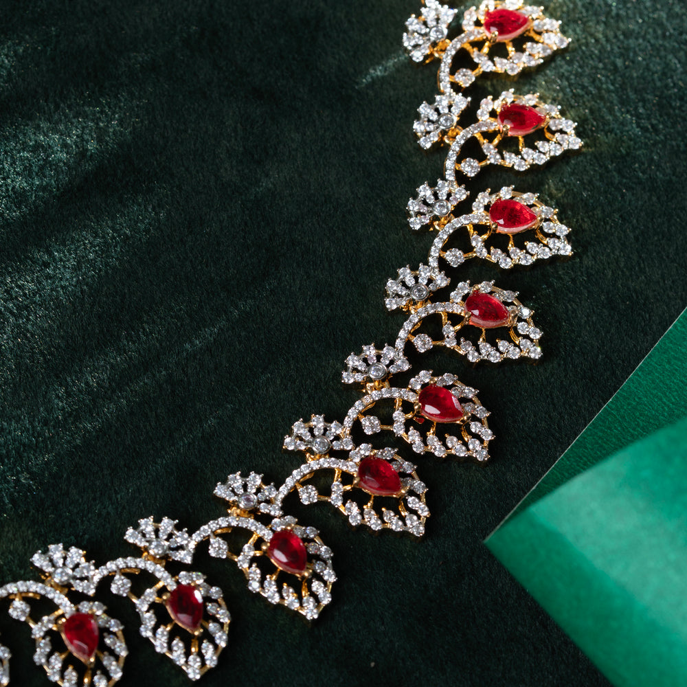 Noor-e-Gulabi Necklace Set