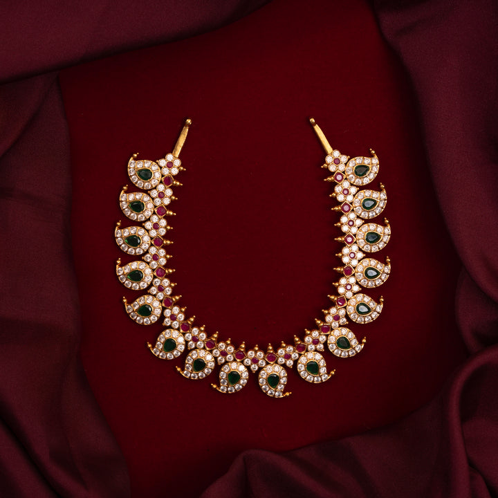 Semi Stiff Mango Necklace