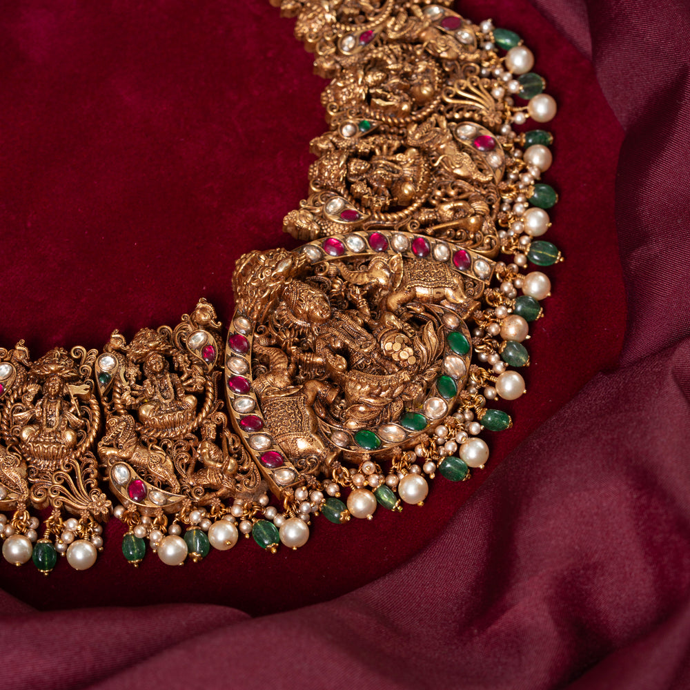 Pancha Shakti Short Necklace