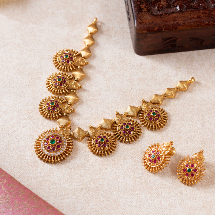 Gulzar Jali Necklace Set