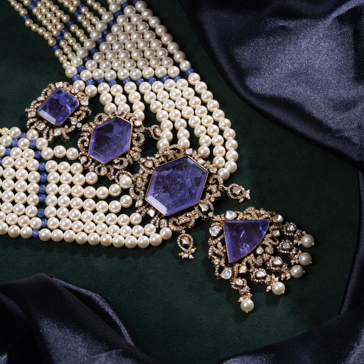 Regalia of Violet Necklace Set