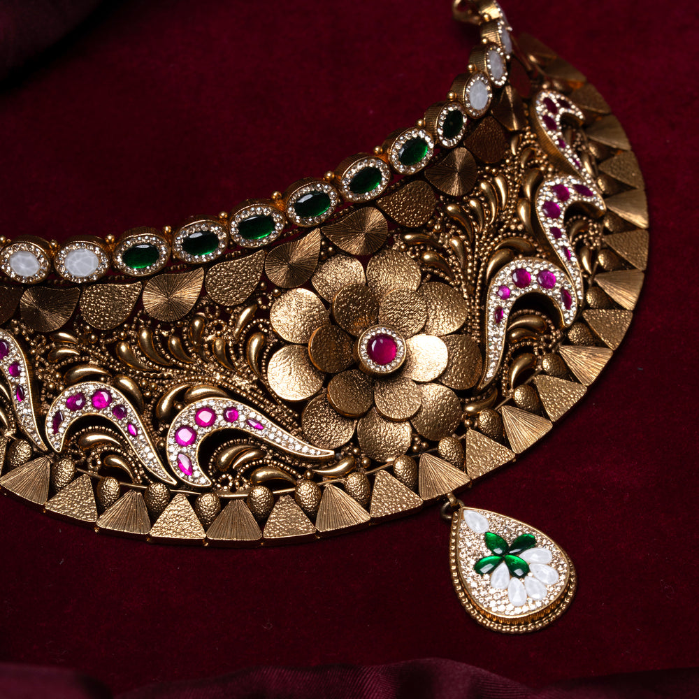 Rajgulab Choker Set