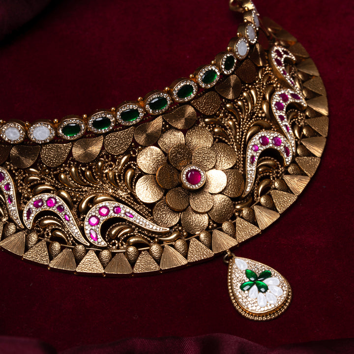 Rajgulab Choker Set