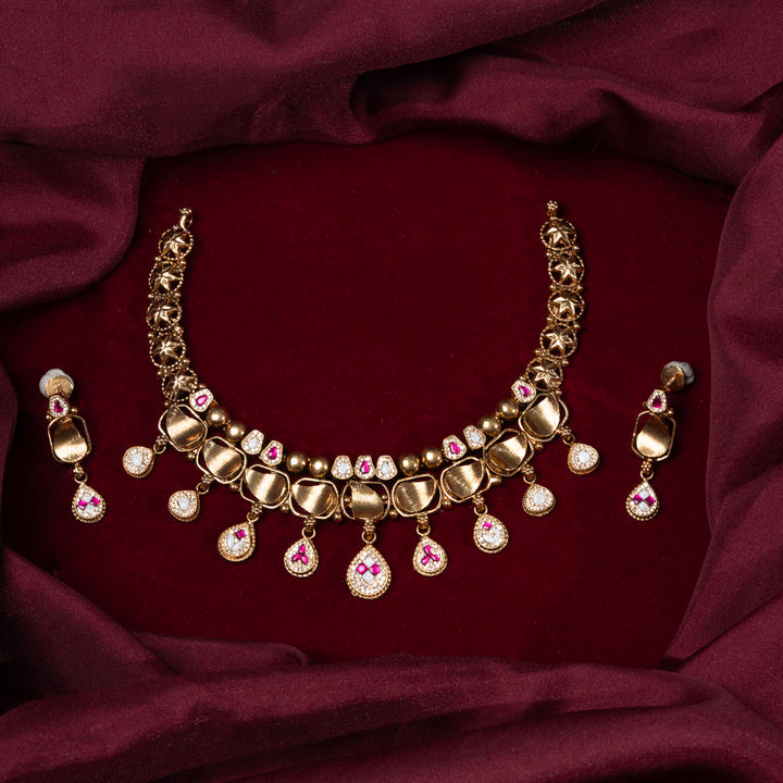 Meenakari Muse Necklace Set