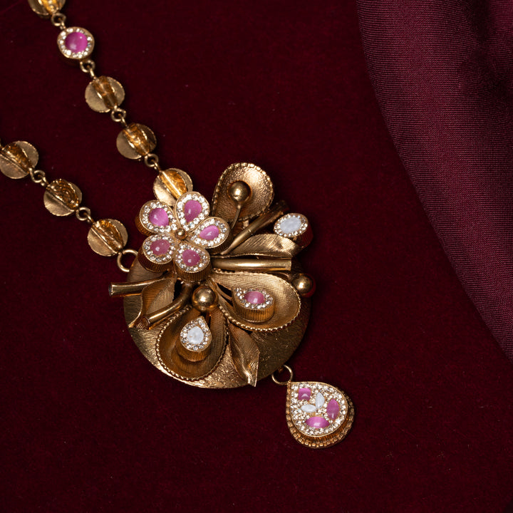 Swarna Pushp Necklace Set
