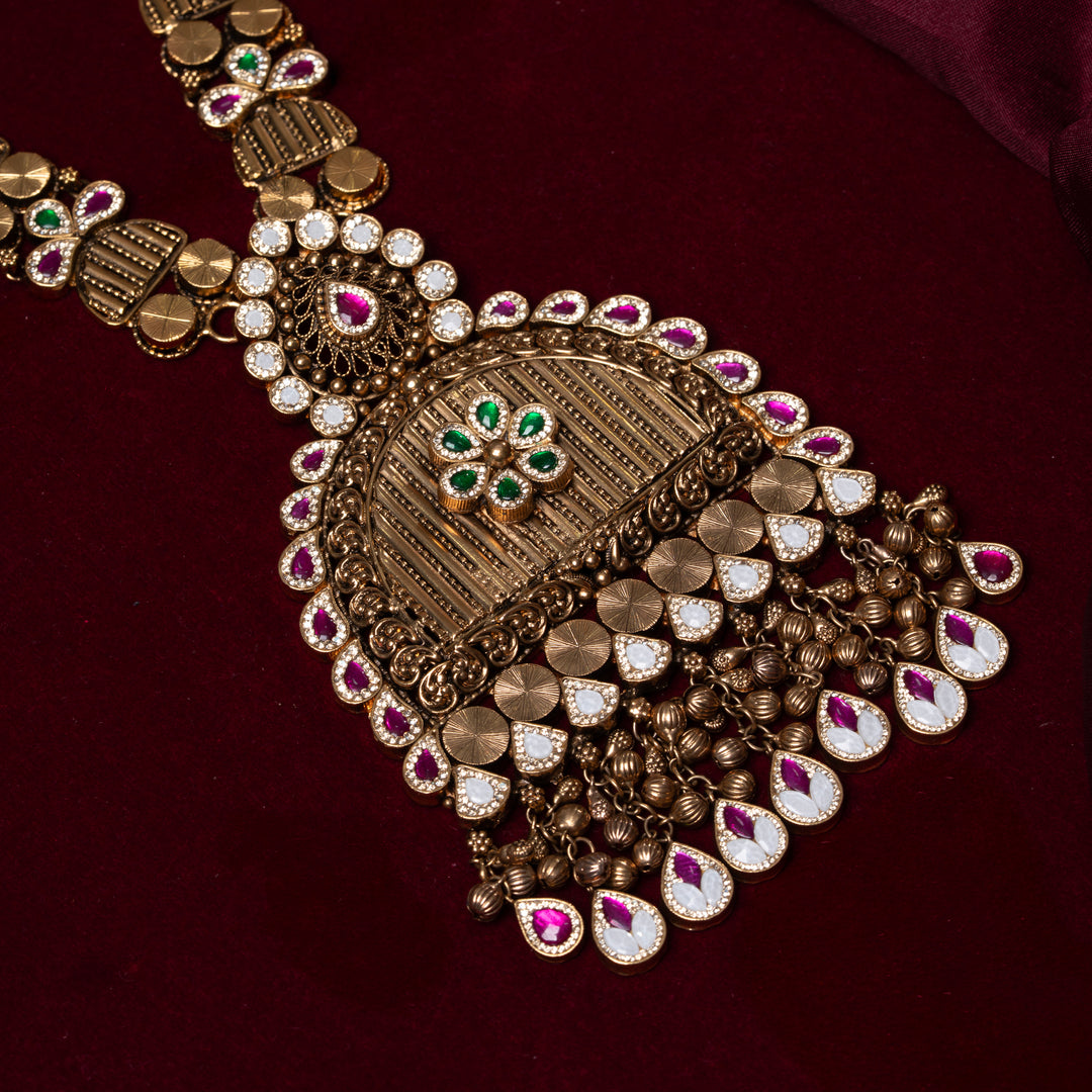 Veerangana Veni Long Necklace Set