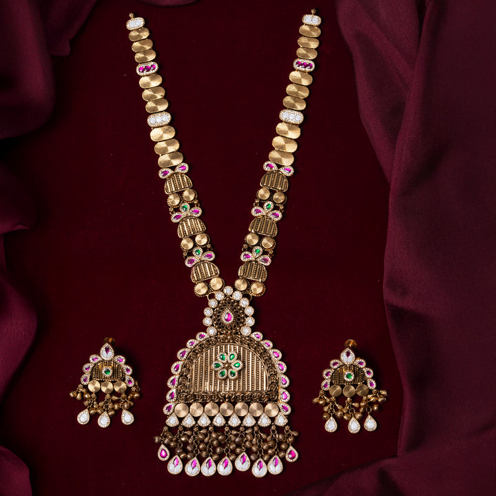 Veerangana Veni Long Necklace Set