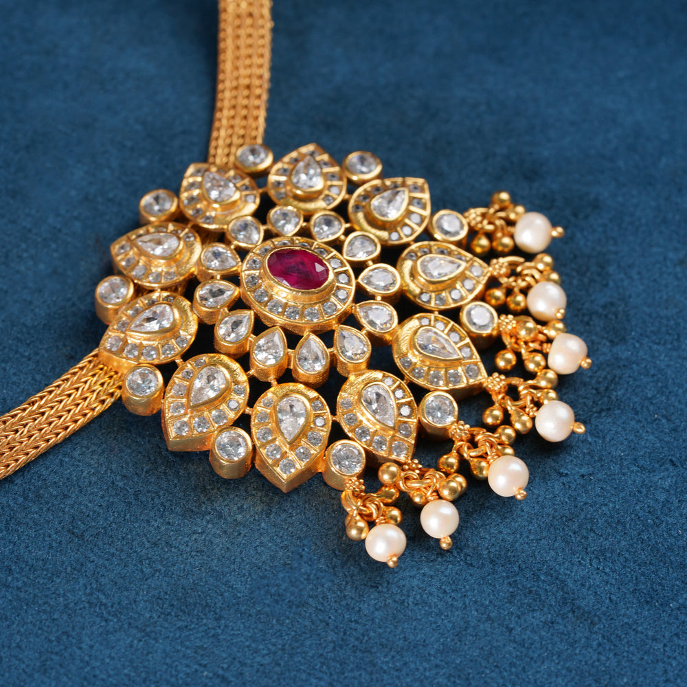 Chandra Pushpa Short Necklace