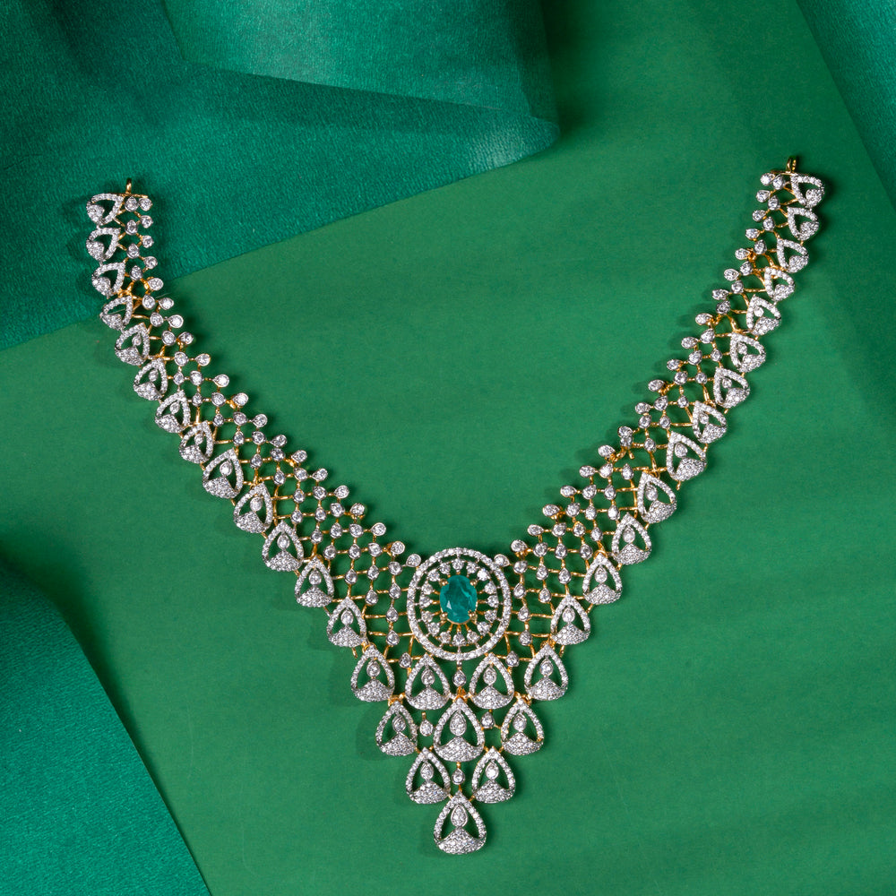 Crystallis Drape Necklace Set