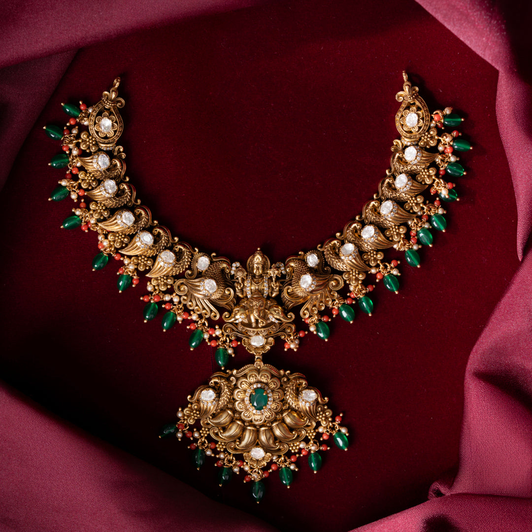Mystique Mayuri Necklace Set
