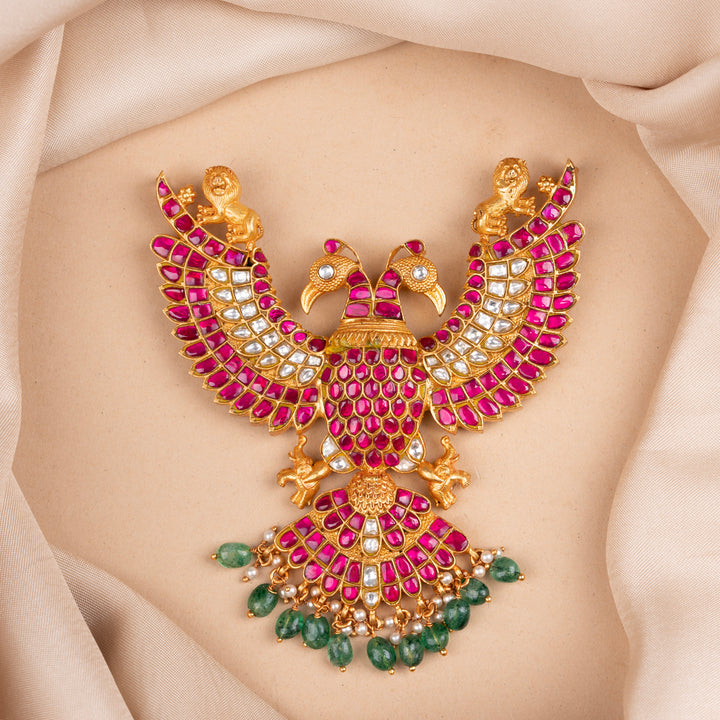 Dvishirsha Simha Pendant