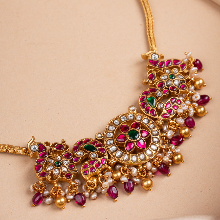 MayurKalika Short Necklace