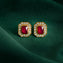 Crimson Spark Studs