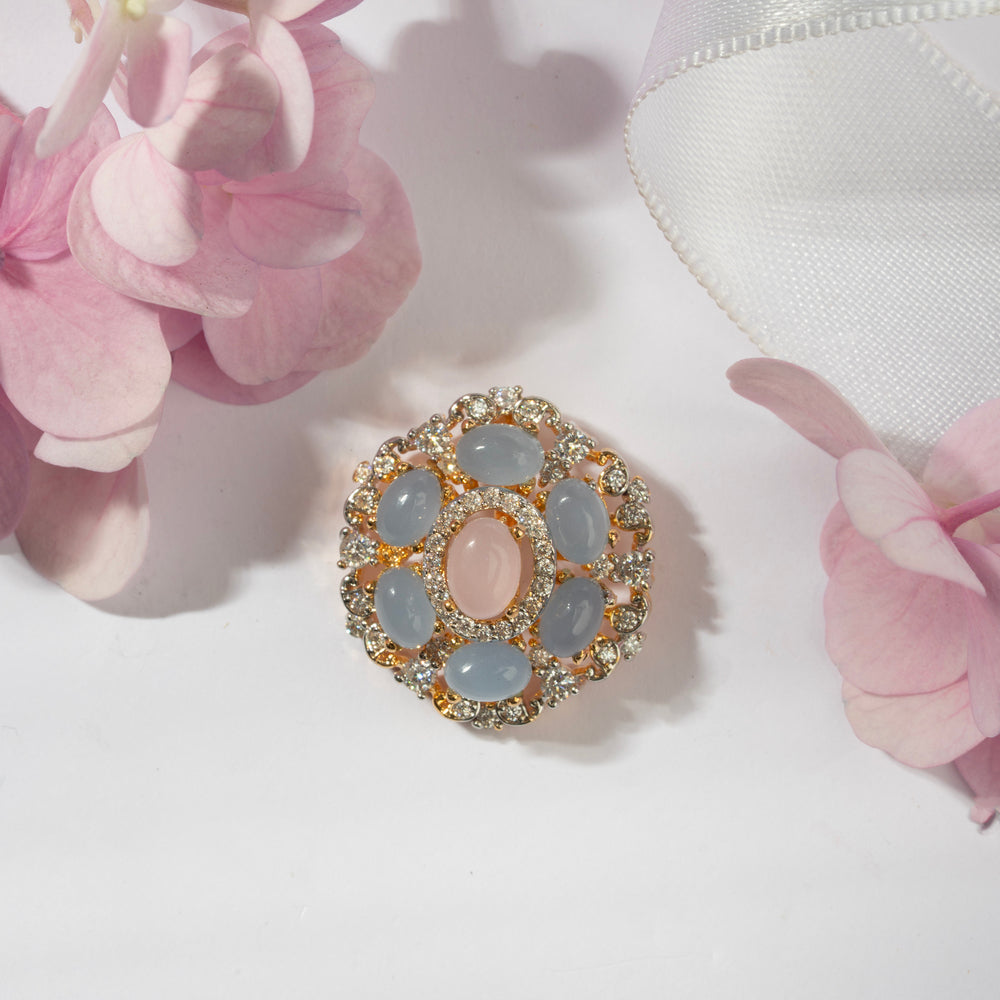 Pink Mist & Sky Pendant Set