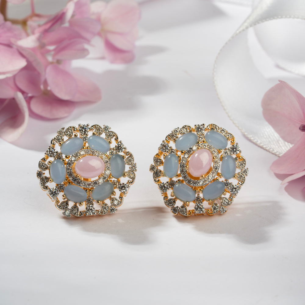 Pink Mist & Sky Pendant Set
