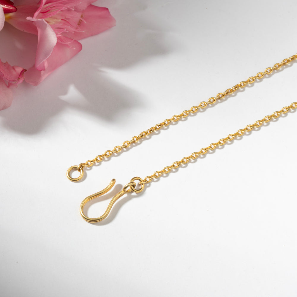 Pink Floral Short Necklace