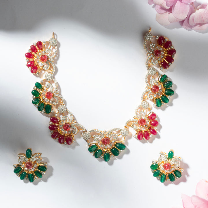 Twilight Orchid Necklace Set