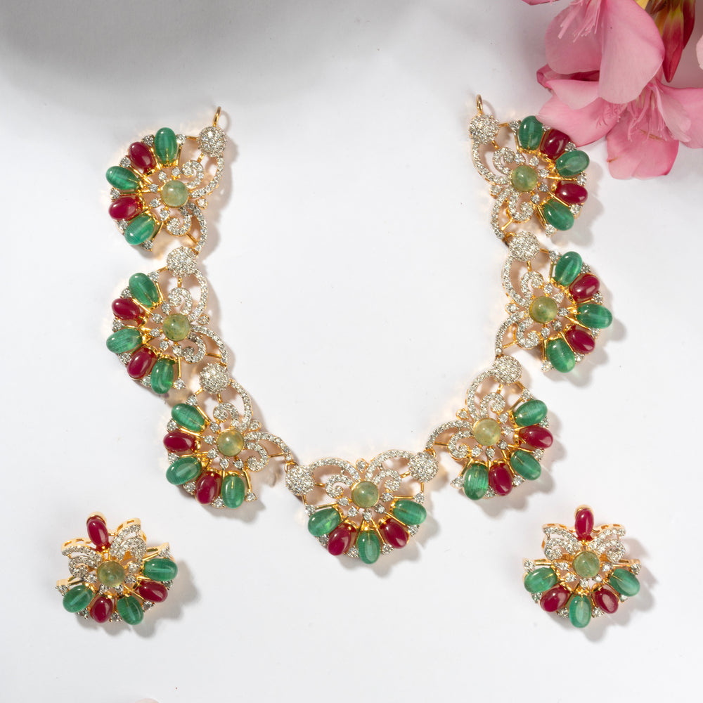 Twilight Orchid Necklace Set