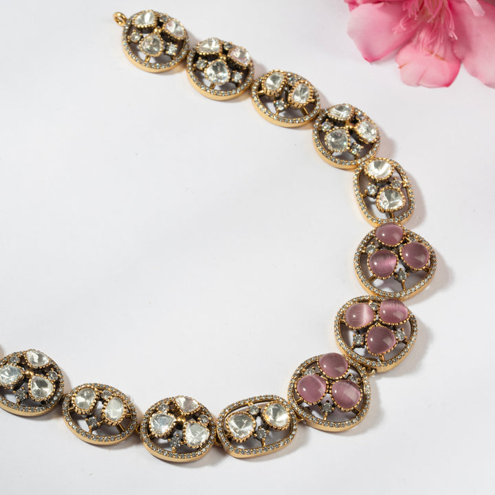 Amour Quartz Short Necklace Set