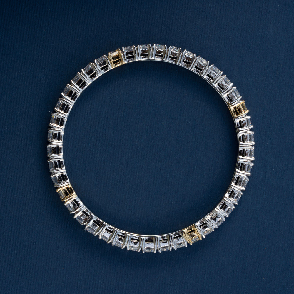 Sunlit Square Bangles