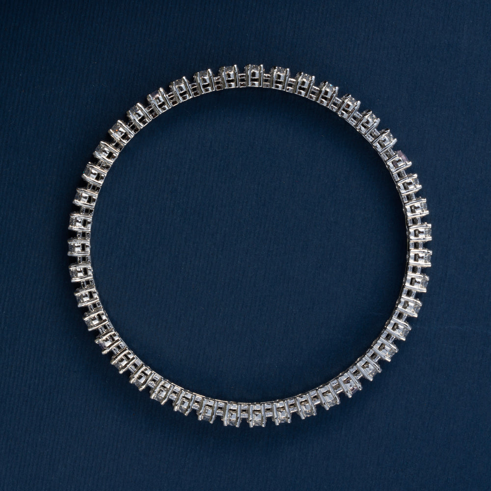 CZ Rosette Bangles