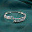 Glitter Leaf Cz Bracelet