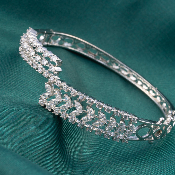 Glitter Leaf Bracelet