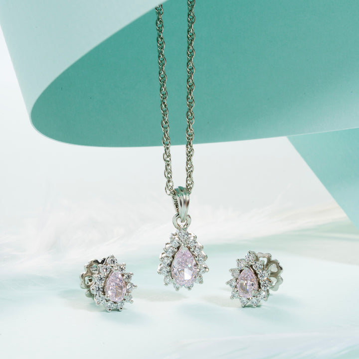 Flora-Tear Pendant Set