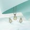 Yellow Flame Pendant Set