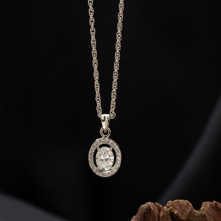 Ellysée Oval Pendant Set