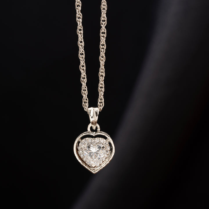 Crystelle Heart Pendant Set