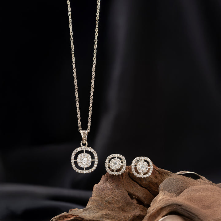 Dazzle Sphere Pendant Set